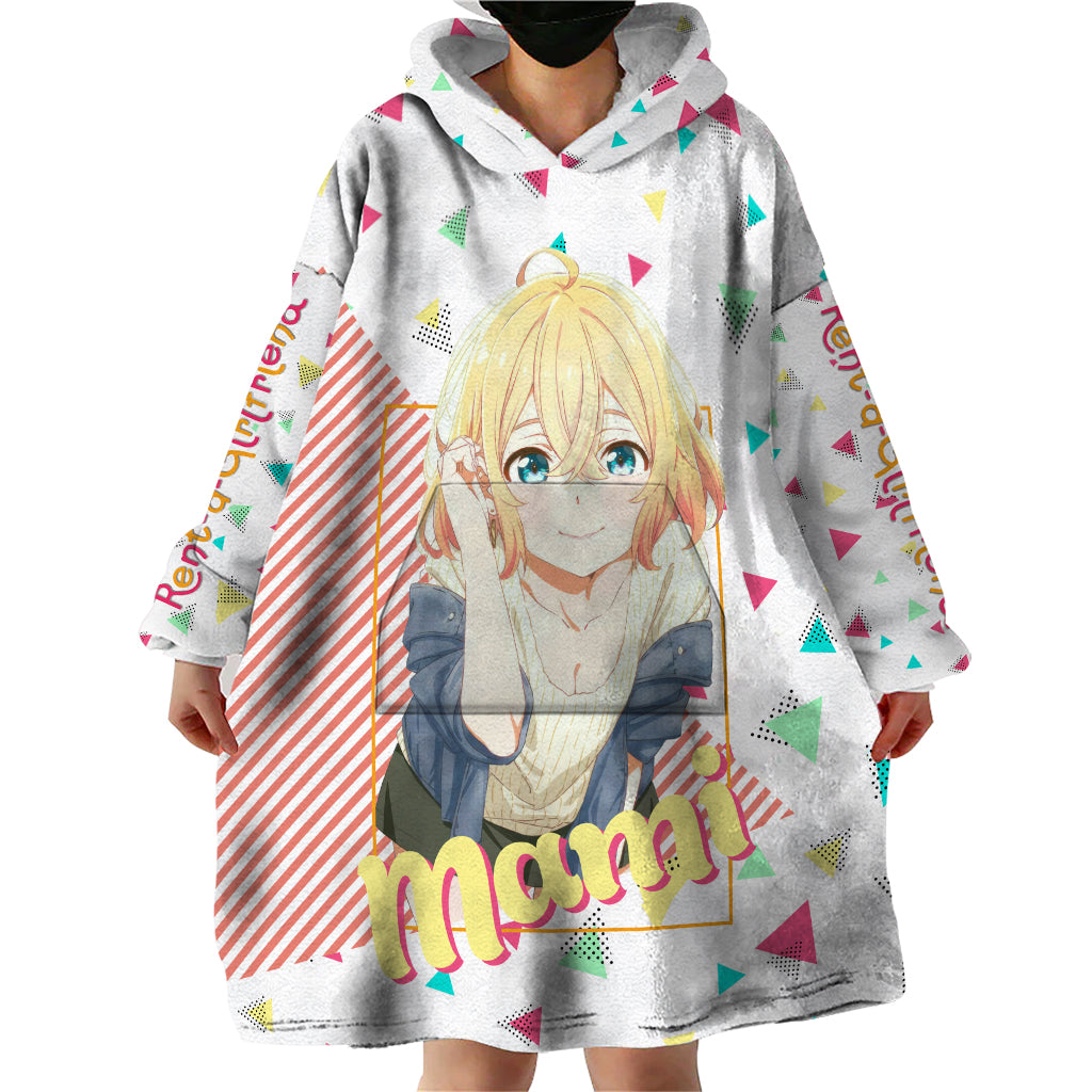 Rent A Girlfriend Mami Nanami Wearable Blanket Hoodie Anime Style