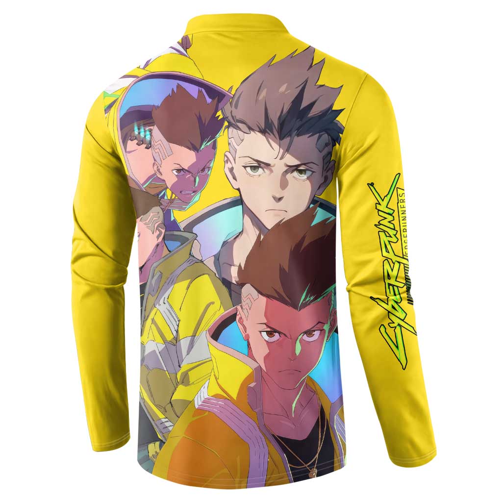 David Martinez - Cyberpunk: Edgerunners Button Sweatshirt Anime Style