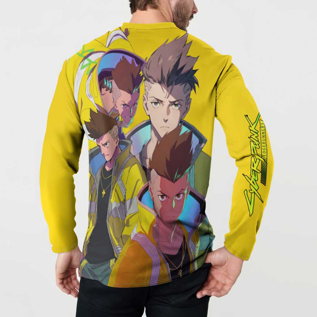 David Martinez - Cyberpunk: Edgerunners Button Sweatshirt Anime Style