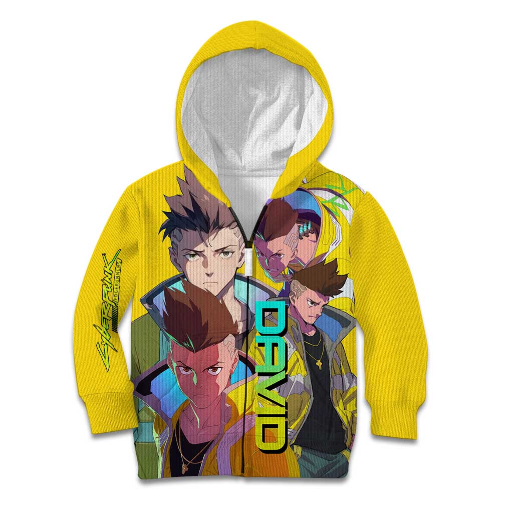 David Martinez - Cyberpunk: Edgerunners Kid Hoodie Anime Style