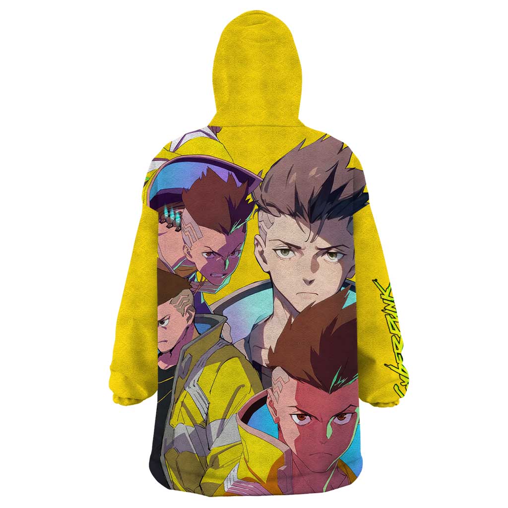 David Martinez - Cyberpunk: Edgerunners Wearable Blanket Hoodie Anime Style
