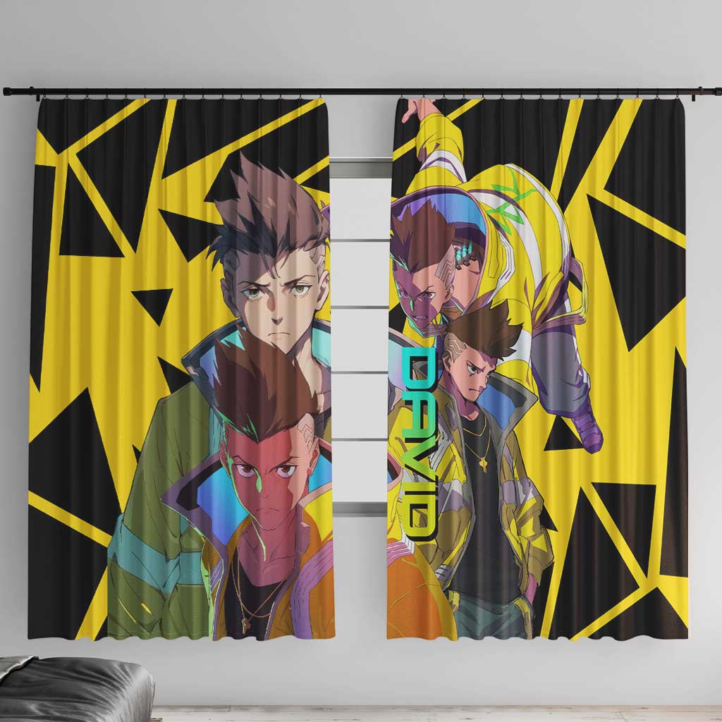 David Martinez - Cyberpunk: Edgerunners Window Curtain Anime Style