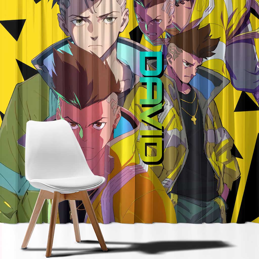 David Martinez - Cyberpunk: Edgerunners Window Curtain Anime Style