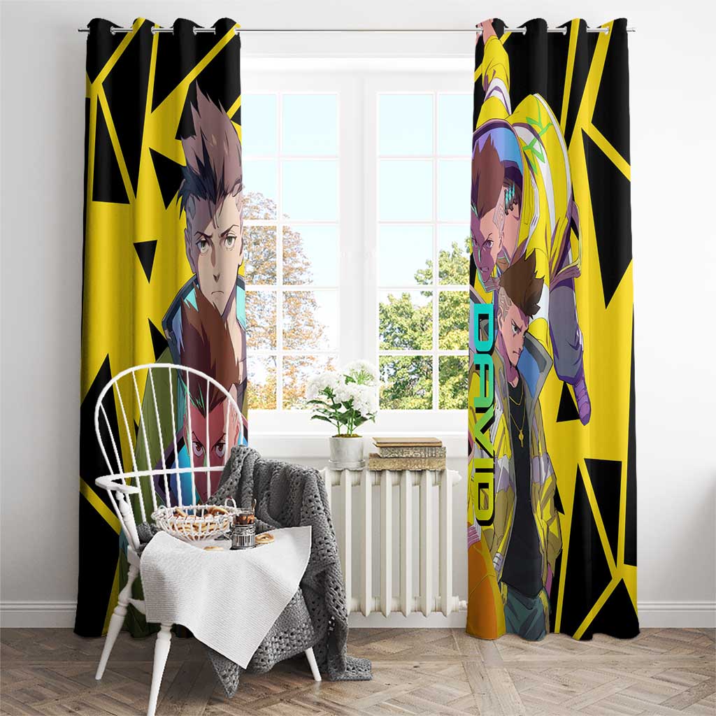 David Martinez - Cyberpunk: Edgerunners Window Curtain Anime Style