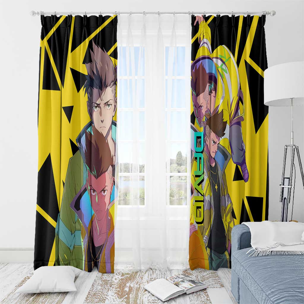 David Martinez - Cyberpunk: Edgerunners Window Curtain Anime Style