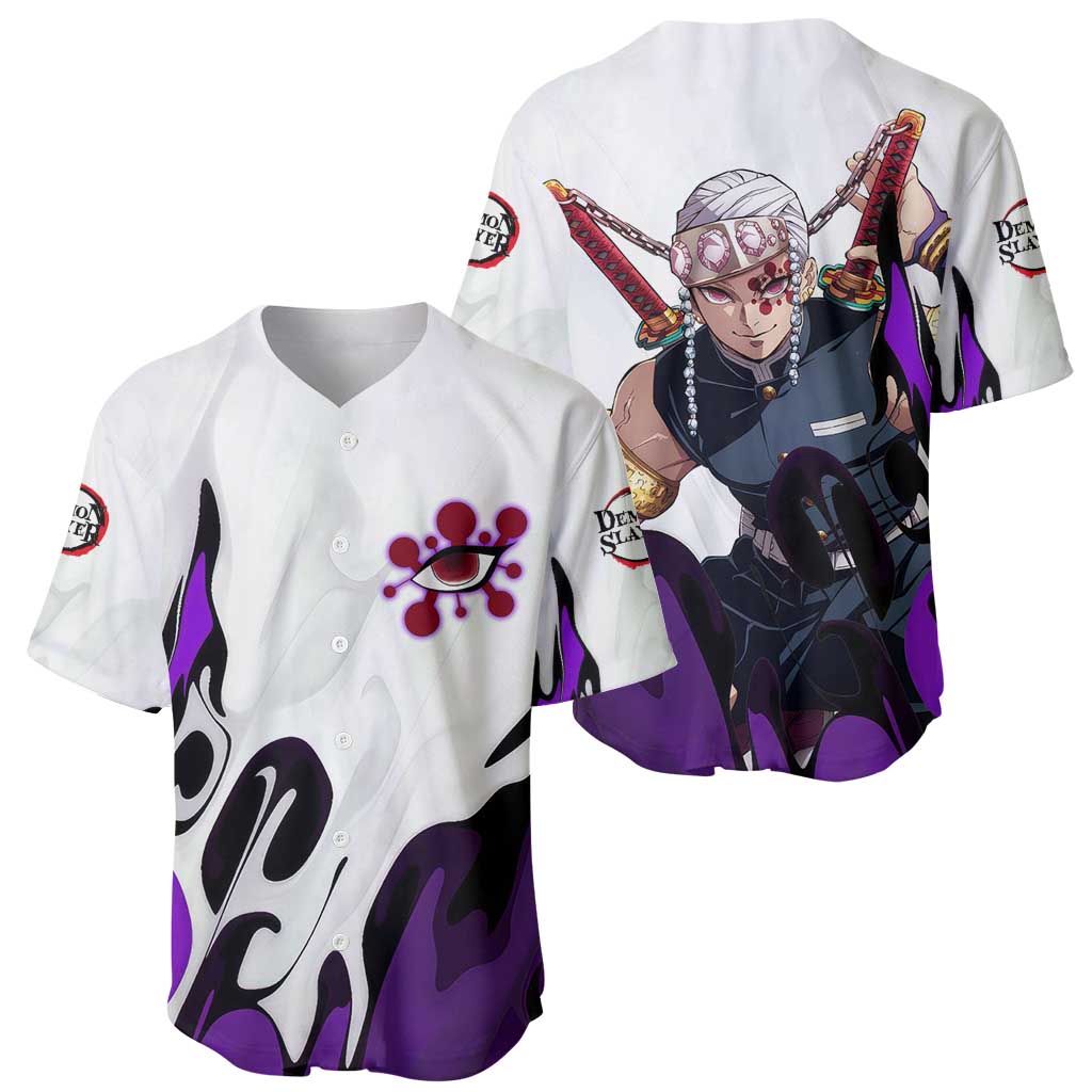 Tengen Uzui - Demon Slayer Baseball Jersey Anime Style
