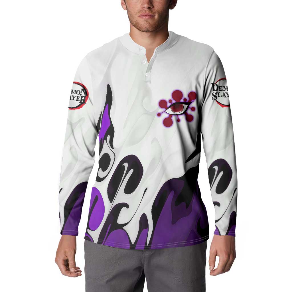 Tengen Uzui - Demon Slayer Button Sweatshirt Anime Style