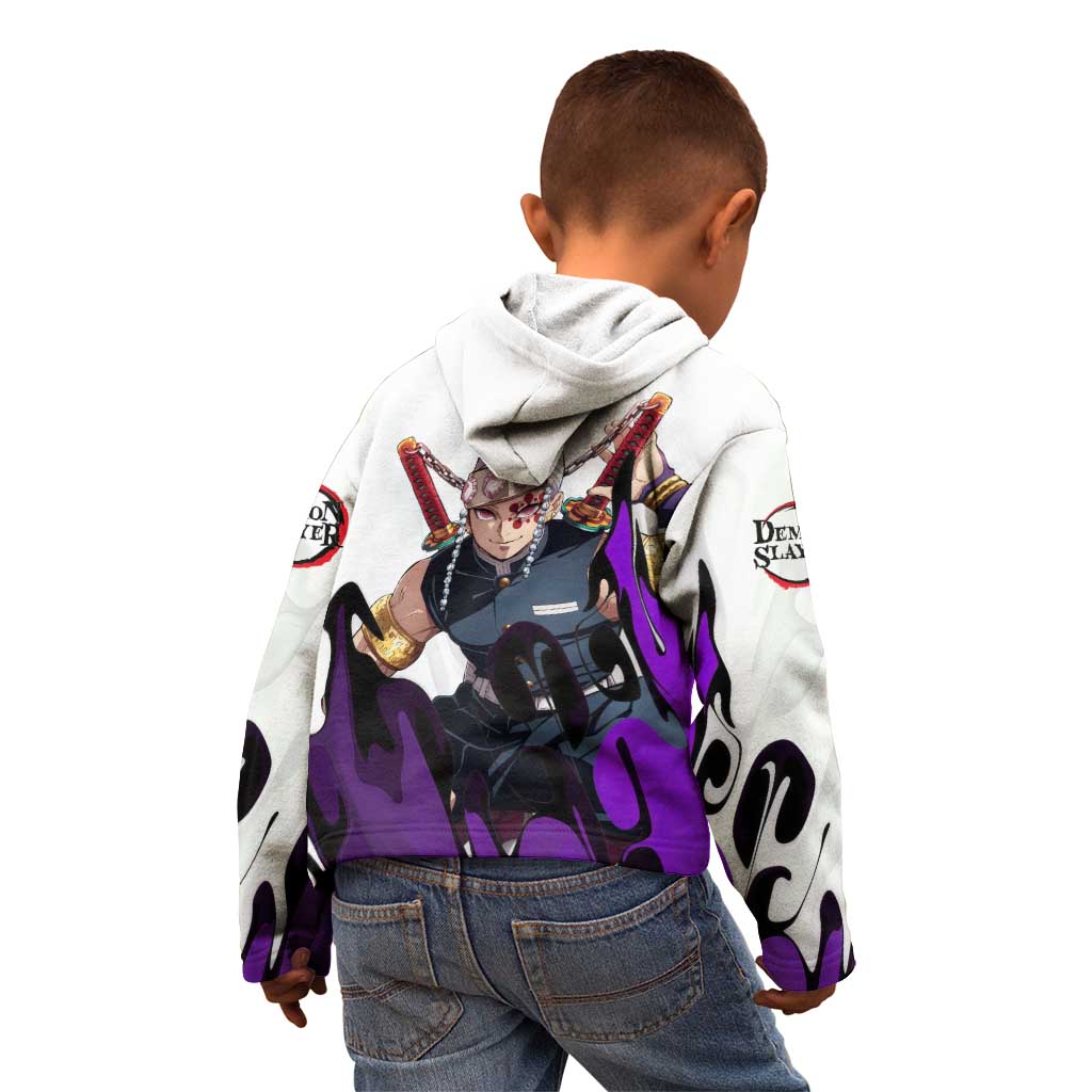 Tengen Uzui - Demon Slayer Kid Hoodie Anime Style