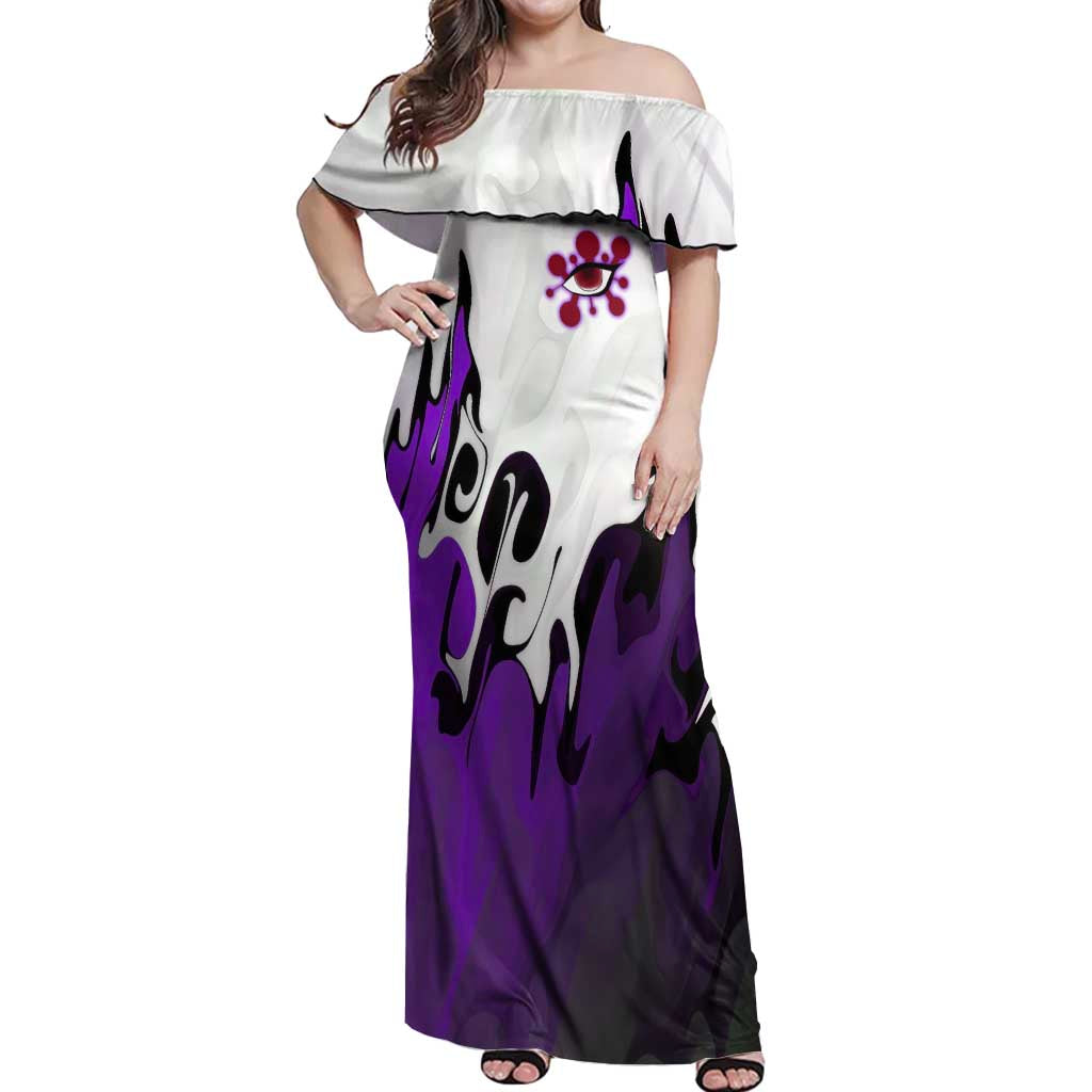 Tengen Uzui - Demon Slayer Off Shoulder Maxi Dress Anime Style