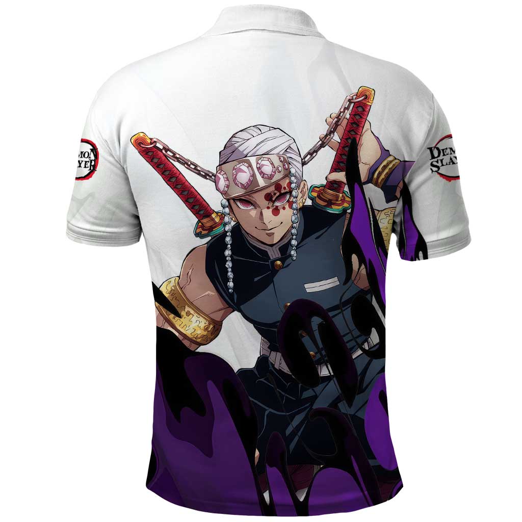 Tengen Uzui - Demon Slayer Polo Shirt Anime Style