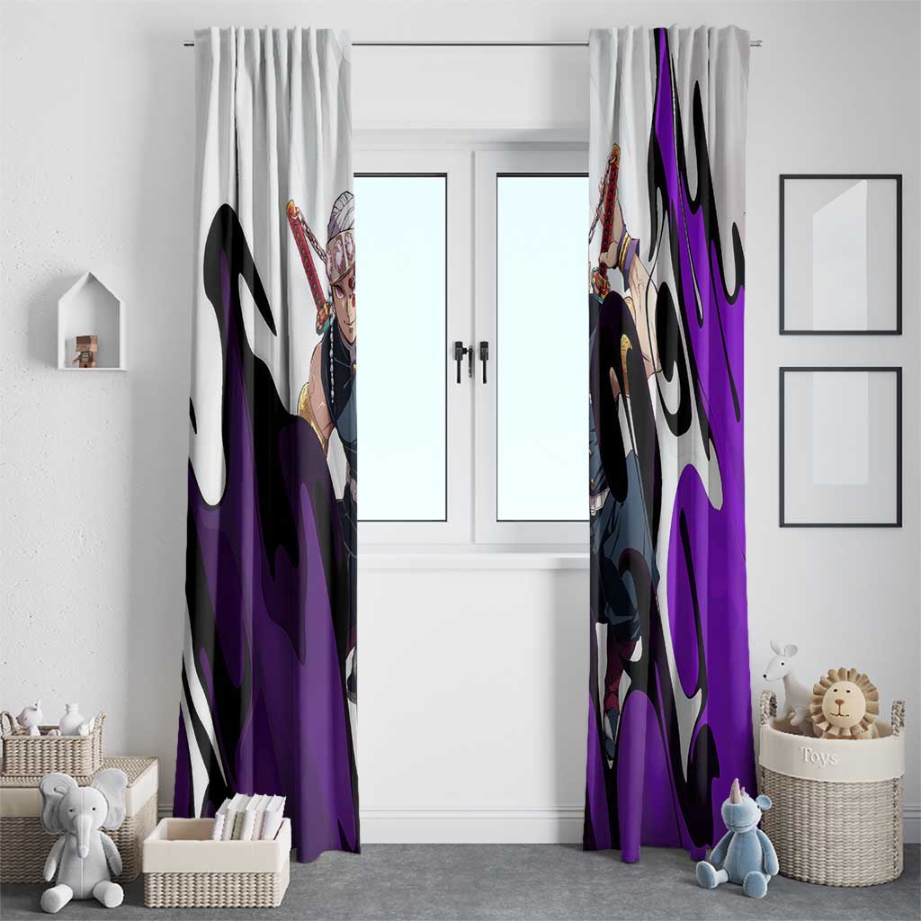 Tengen Uzui - Demon Slayer Window Curtain Anime Style