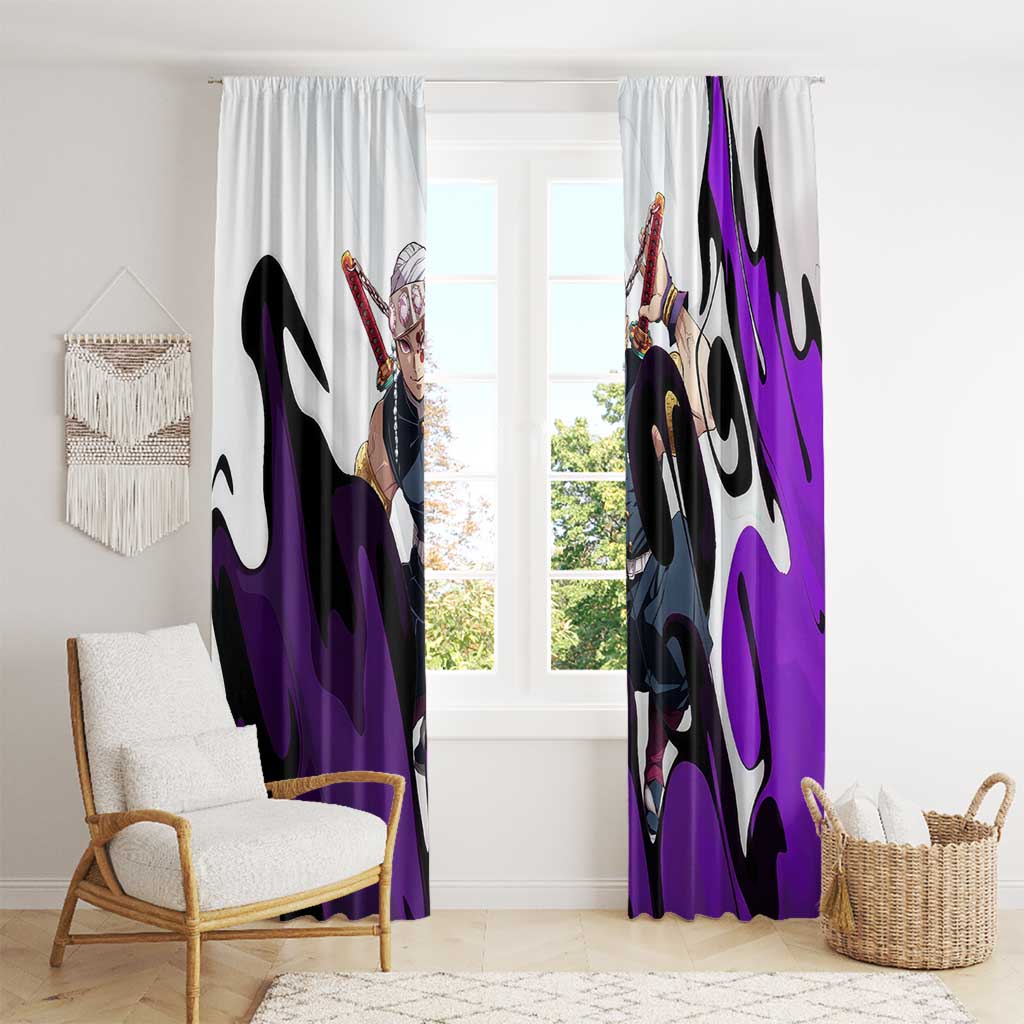 Tengen Uzui - Demon Slayer Window Curtain Anime Style