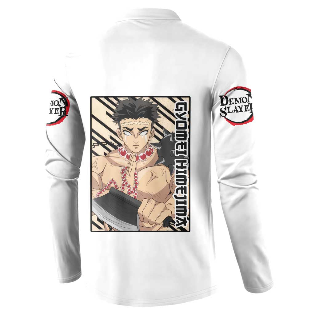 Gyomei Himejima - Demon Slayer Button Sweatshirt Anime Style