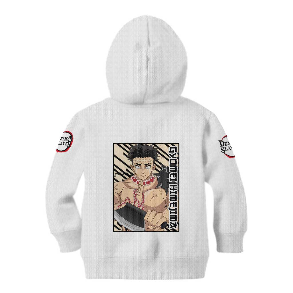 Gyomei Himejima - Demon Slayer Kid Hoodie Anime Style