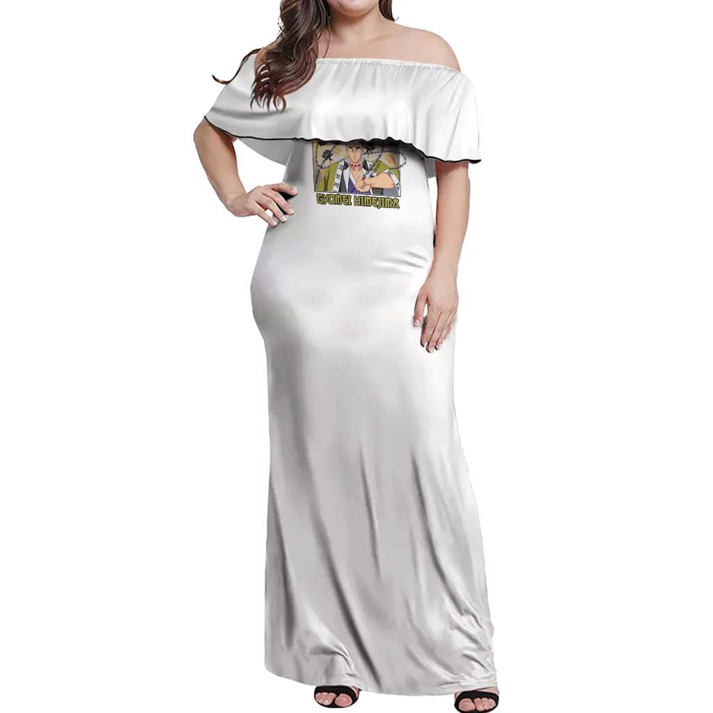 Gyomei Himejima - Demon Slayer Off Shoulder Maxi Dress Anime Style