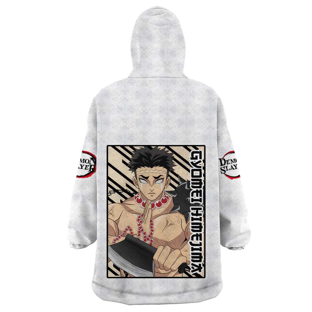 Gyomei Himejima - Demon Slayer Wearable Blanket Hoodie Anime Style