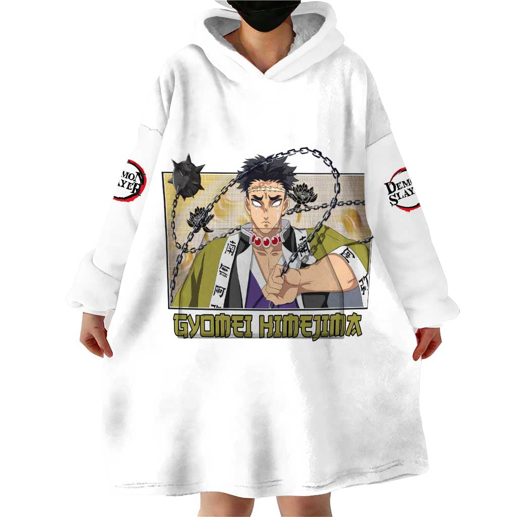 Gyomei Himejima - Demon Slayer Wearable Blanket Hoodie Anime Style