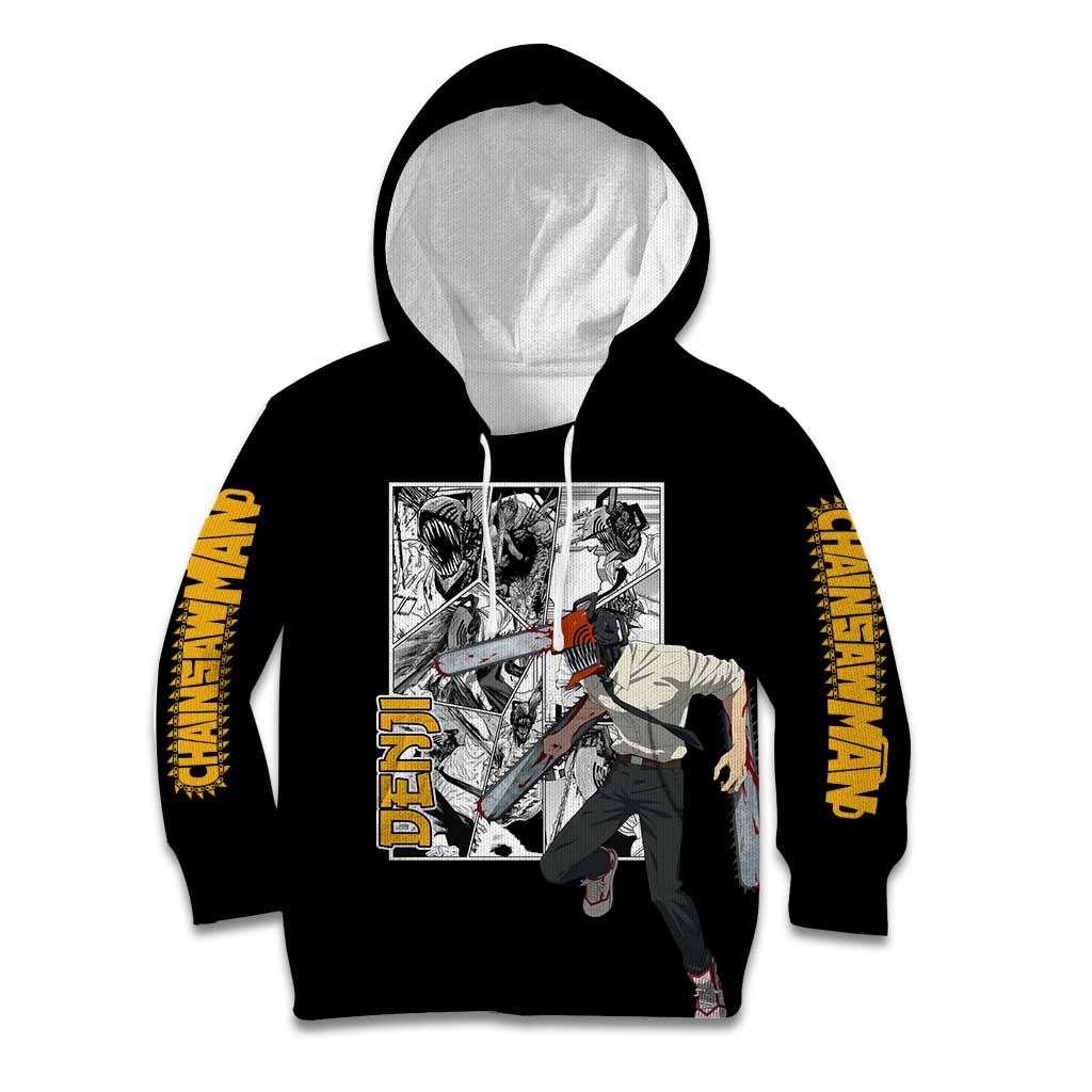 Denji - Chawsan man Kid Hoodie Anime Mix Manga Style