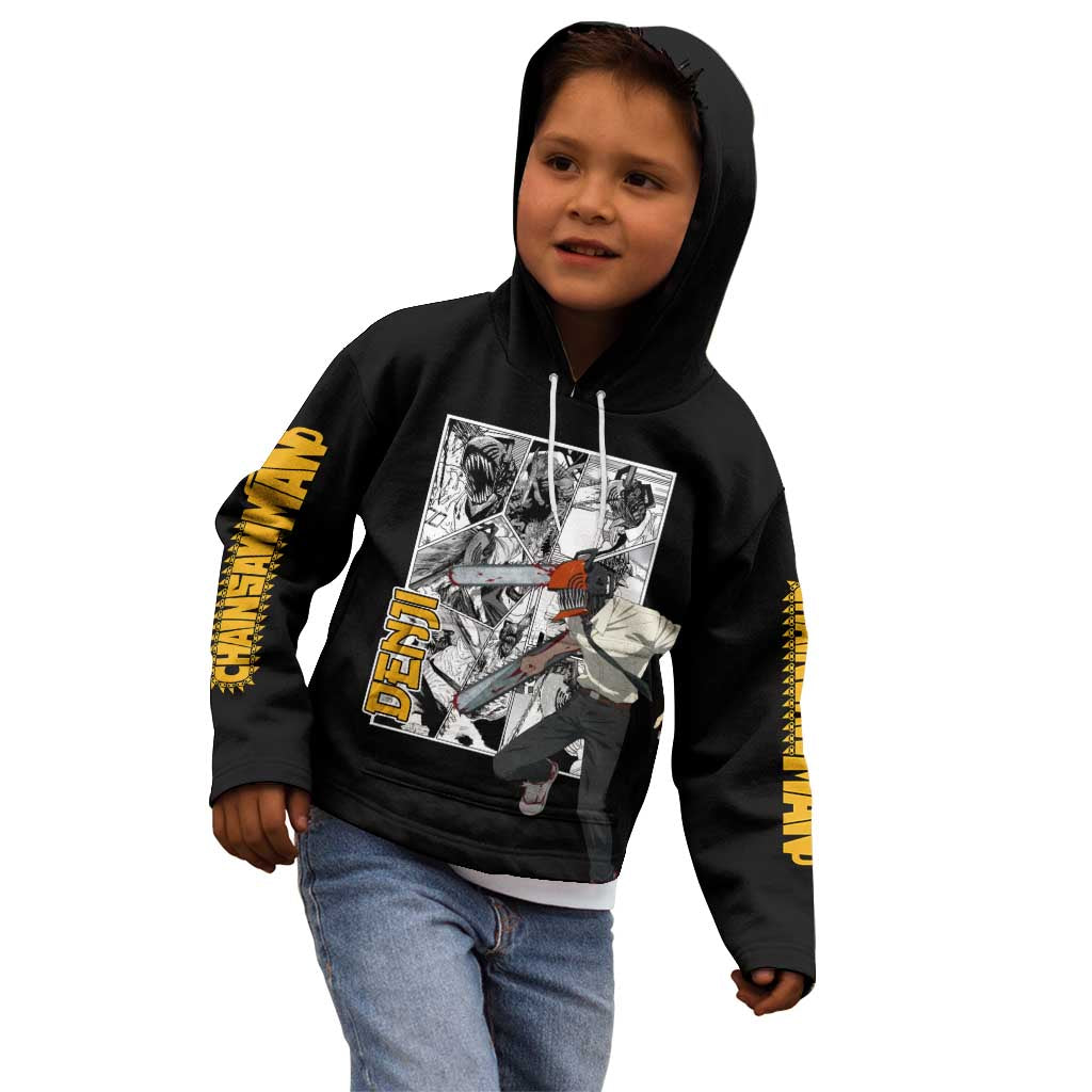 Denji - Chawsan man Kid Hoodie Anime Mix Manga Style