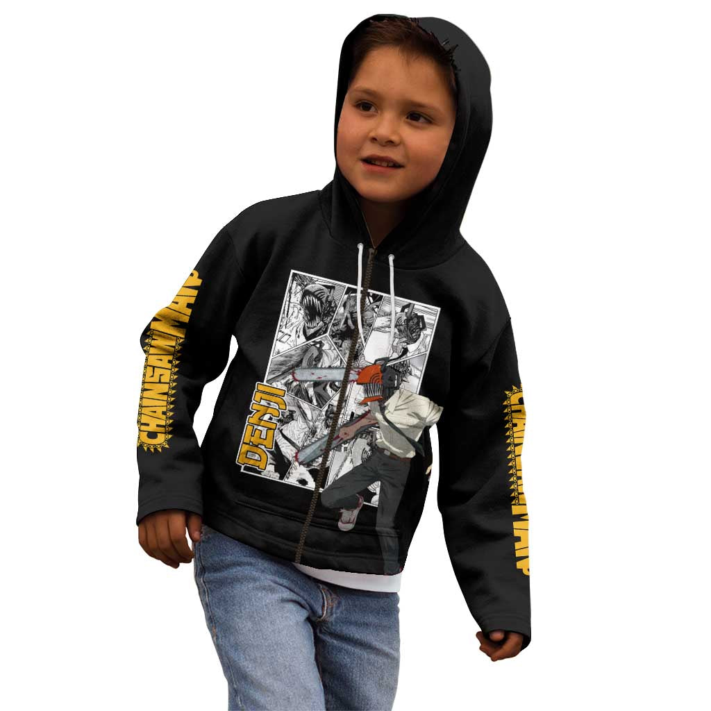 Denji - Chawsan man Kid Hoodie Anime Mix Manga Style