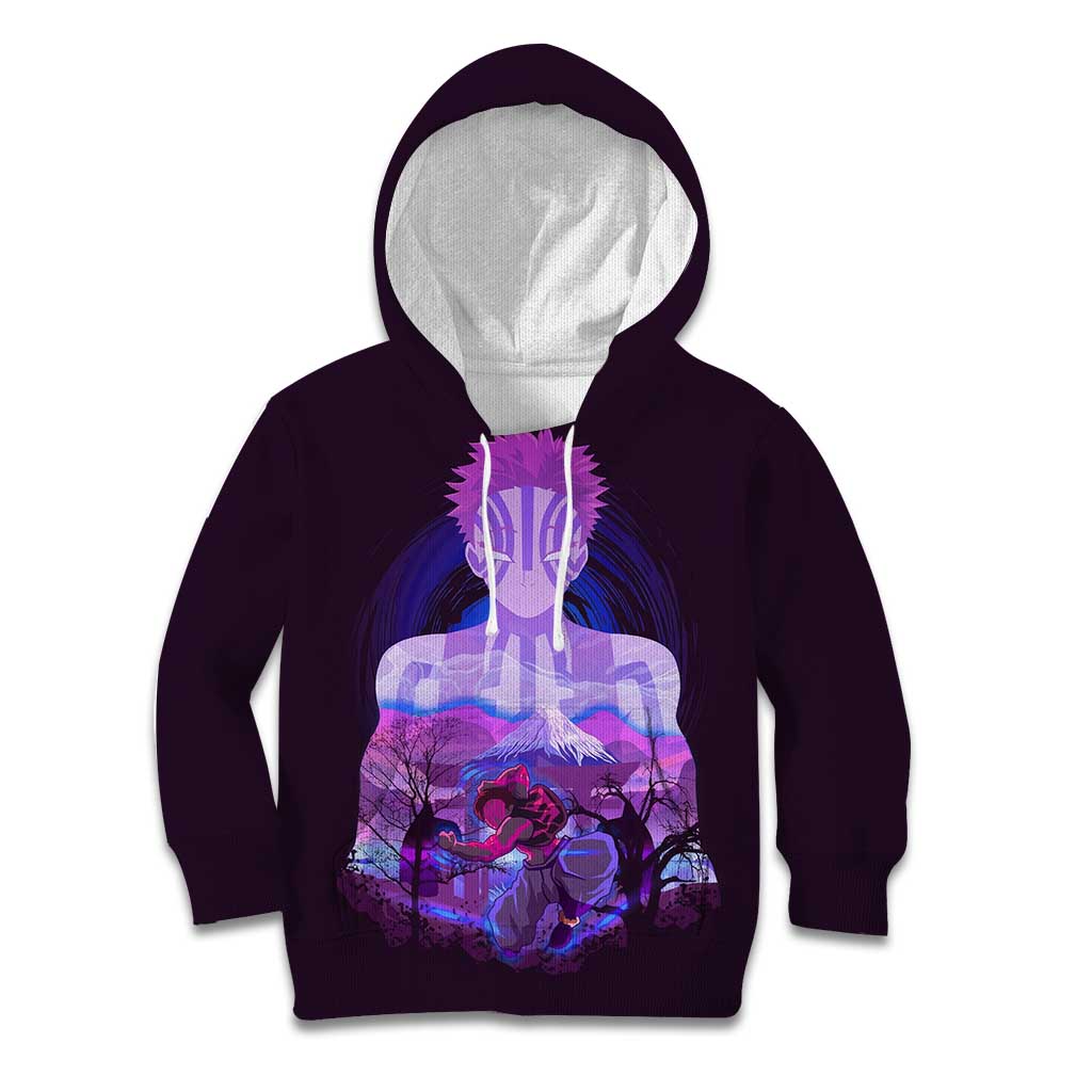 Akaza - Demon Slayer Kid Hoodie Anime Style