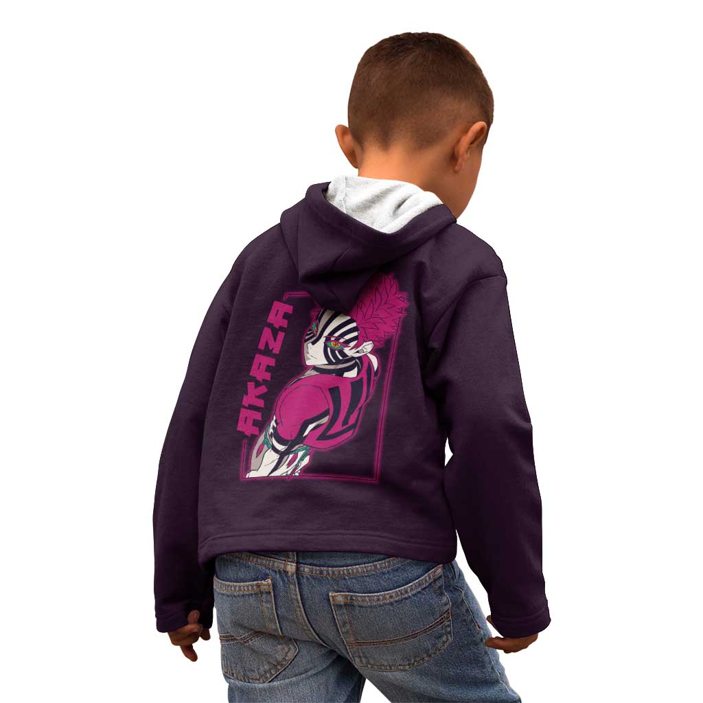 Akaza - Demon Slayer Kid Hoodie Anime Style