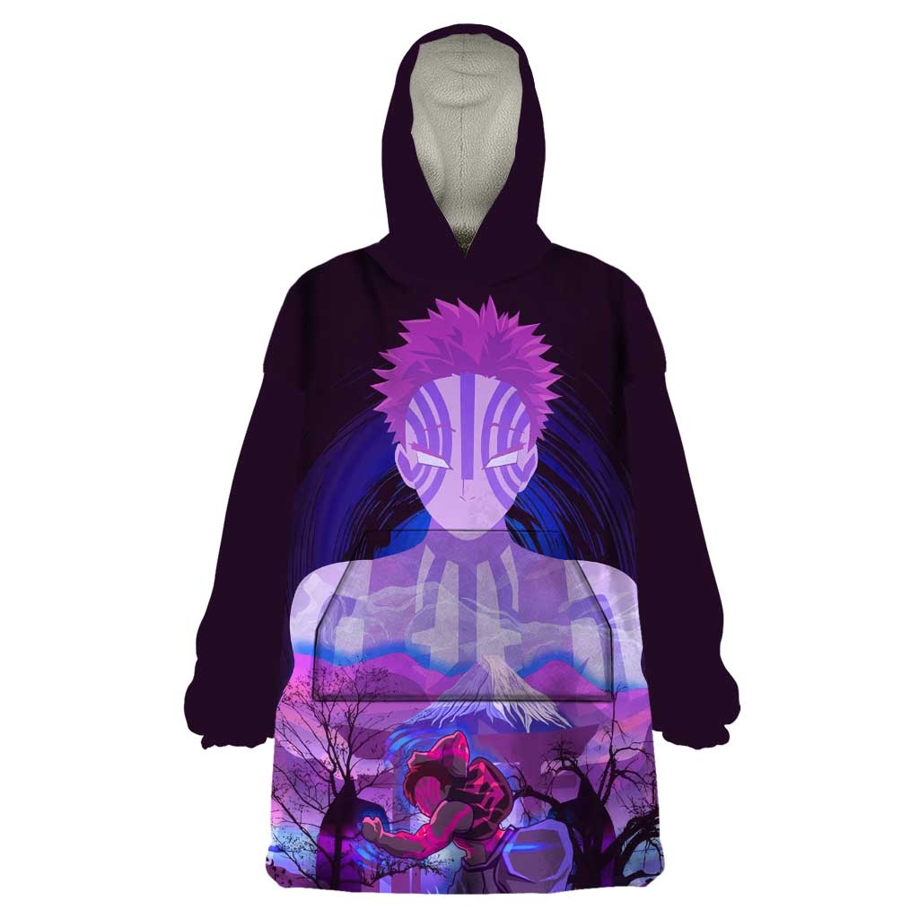 Akaza - Demon Slayer Wearable Blanket Hoodie Anime Style