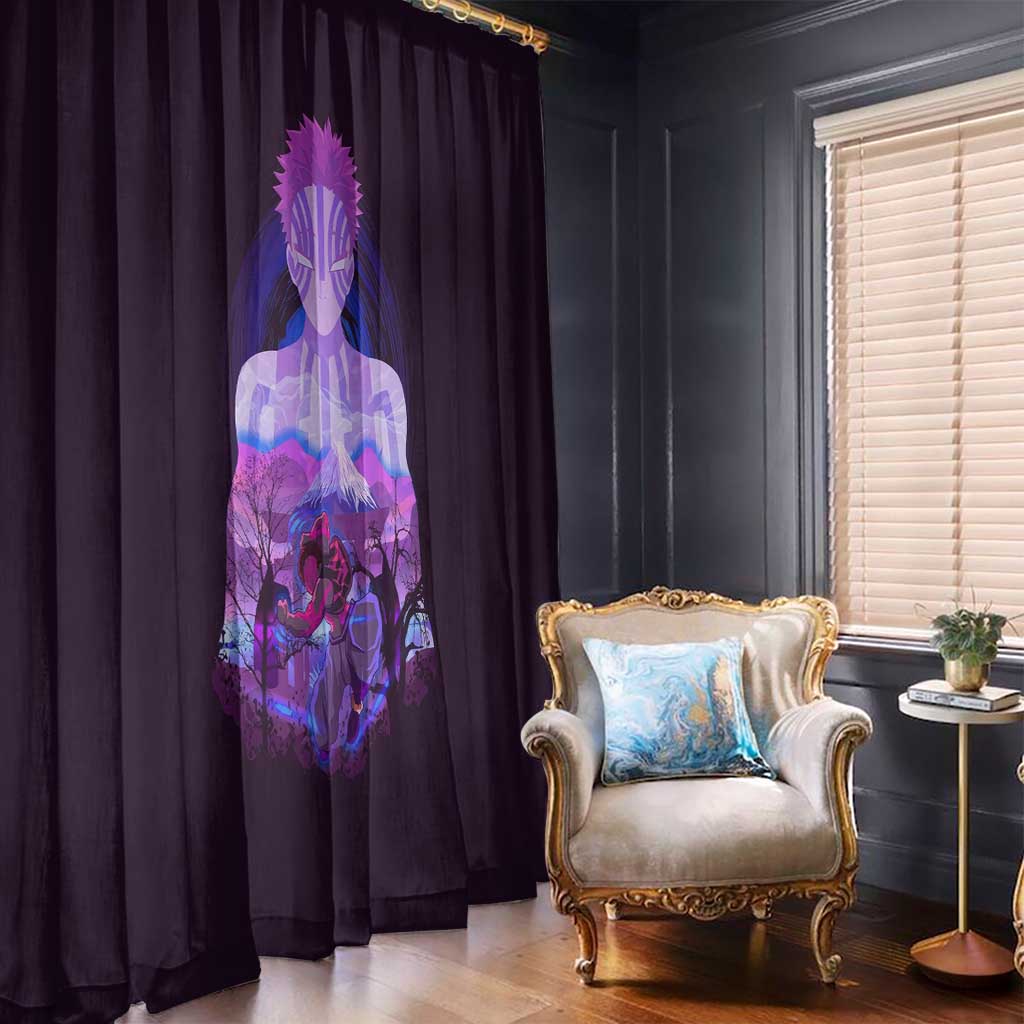 Akaza - Demon Slayer Window Curtain Anime Style