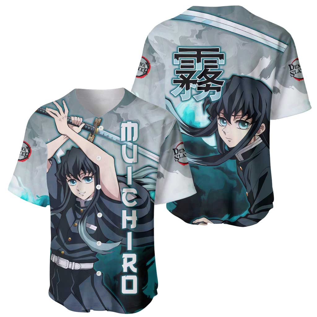 Muichiro Tokito - Demon Slayer Baseball Jersey Anime Style
