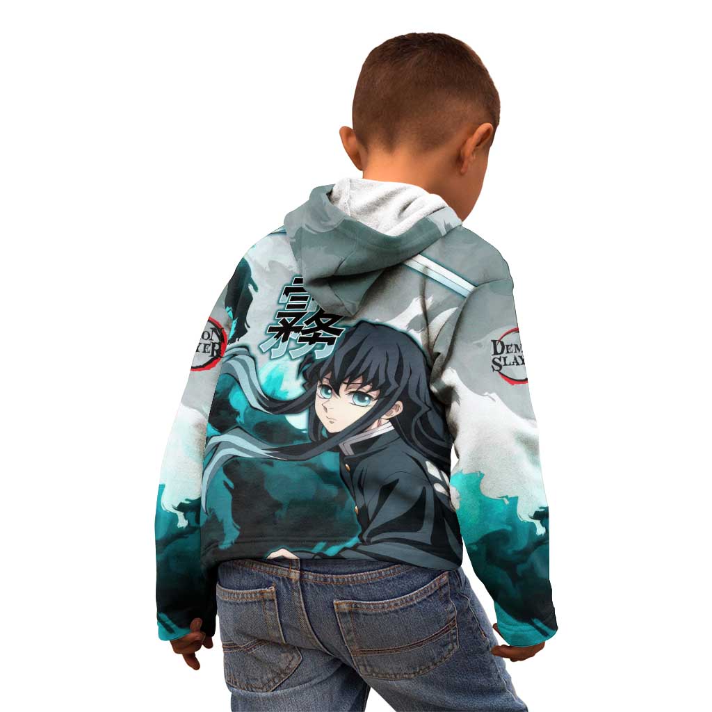 Muichiro Tokito - Demon Slayer Kid Hoodie Anime Style