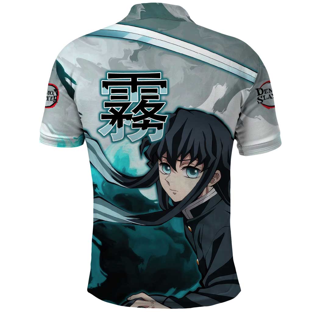 Muichiro Tokito - Demon Slayer Polo Shirt Anime Style