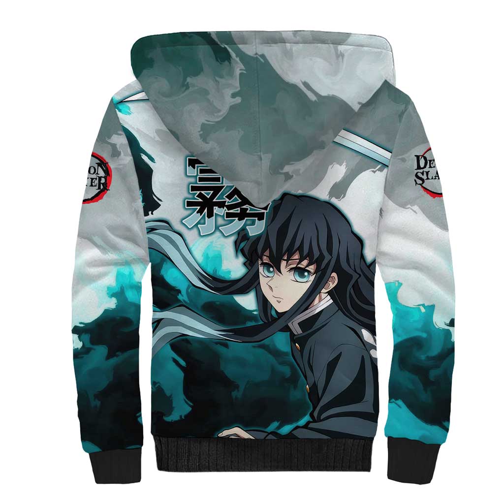 Muichiro Tokito - Demon Slayer Sherpa Hoodie Anime Style