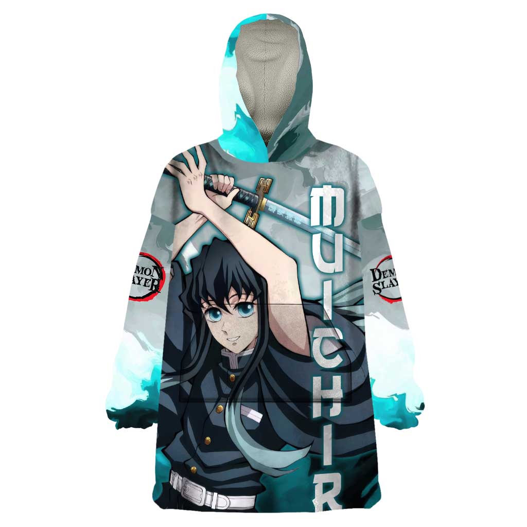 Muichiro Tokito - Demon Slayer Wearable Blanket Hoodie Anime Style