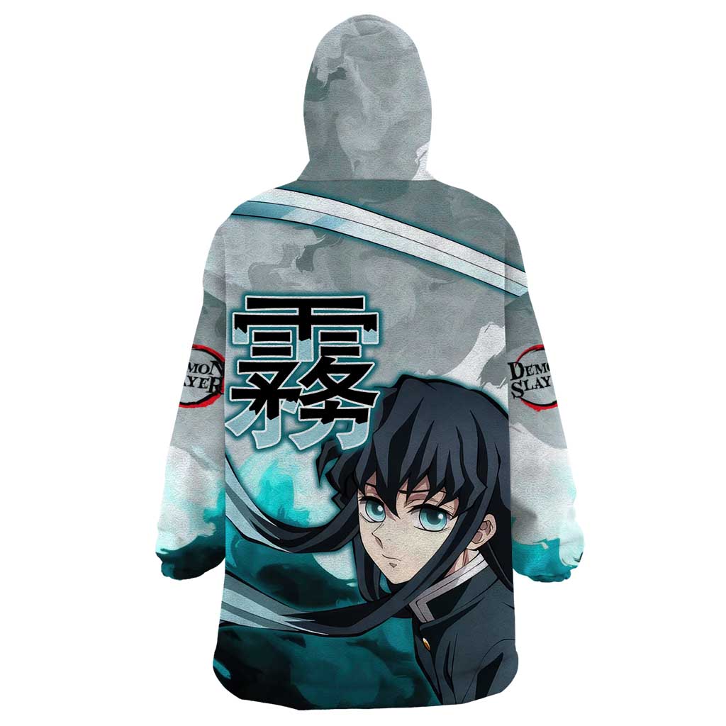 Muichiro Tokito - Demon Slayer Wearable Blanket Hoodie Anime Style