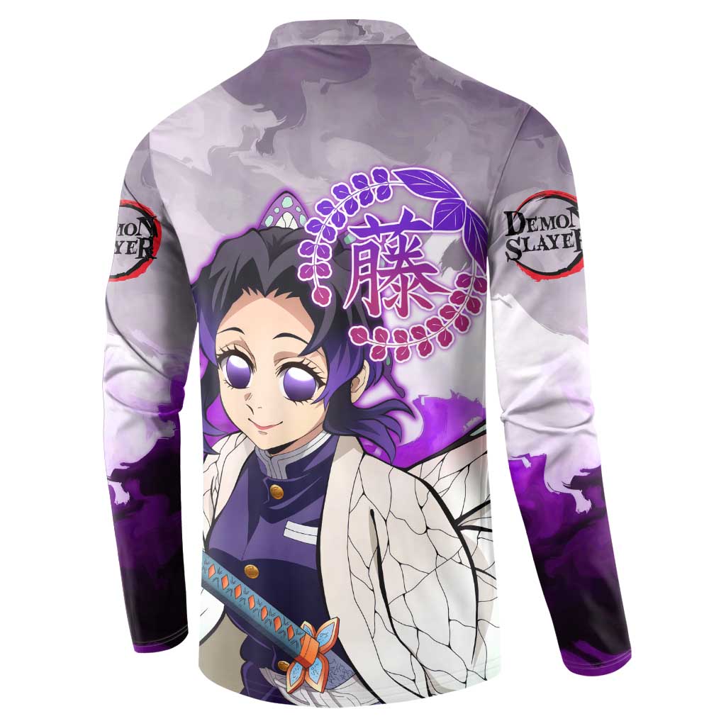 Shinobu Kocho - Demon Slayer Button Sweatshirt Anime Style