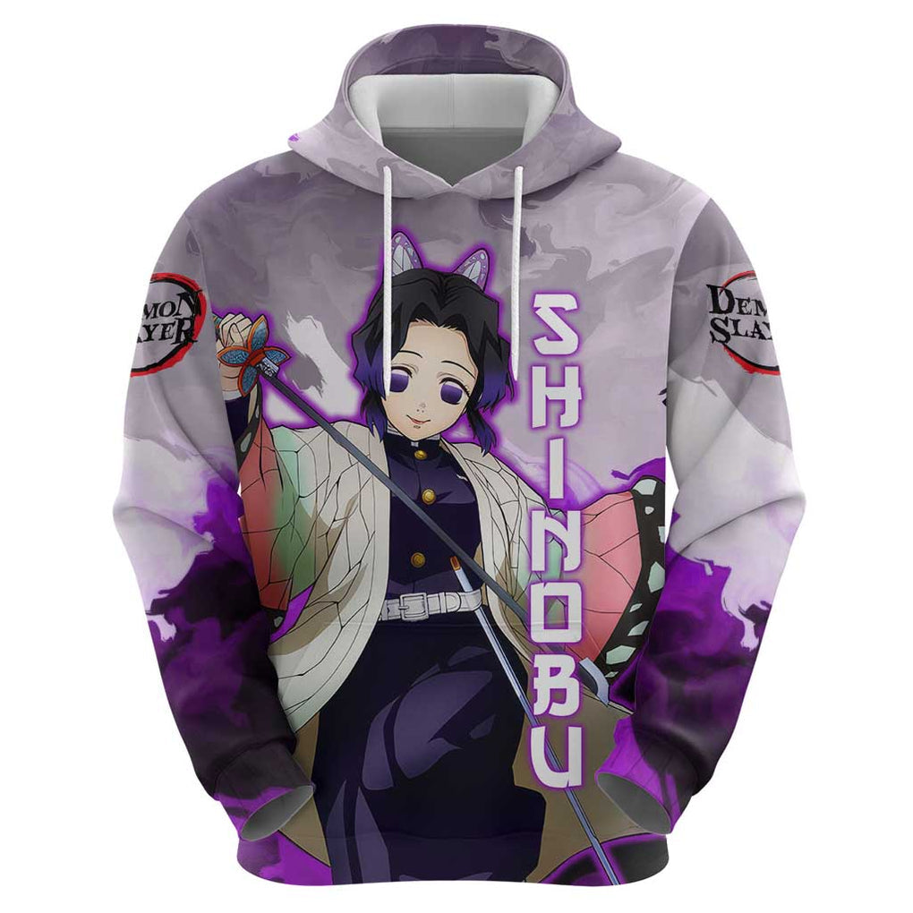 Shinobu Kocho - Demon Slayer Hoodie Anime Style