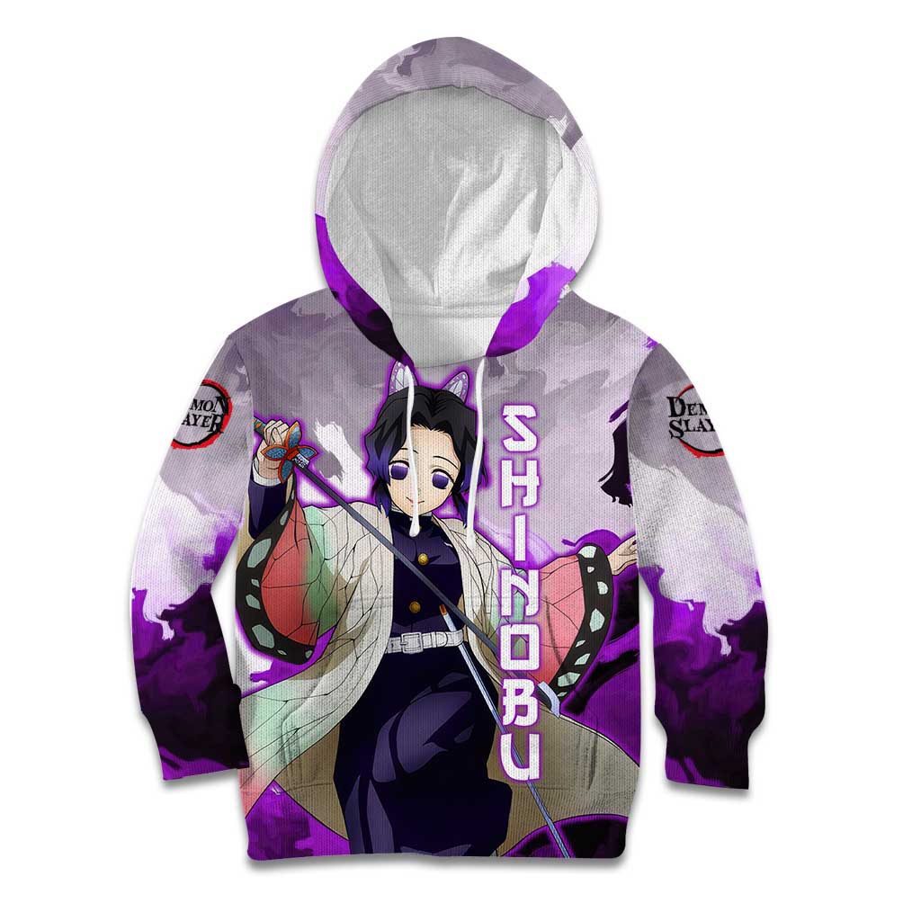 Shinobu Kocho - Demon Slayer Kid Hoodie Anime Style