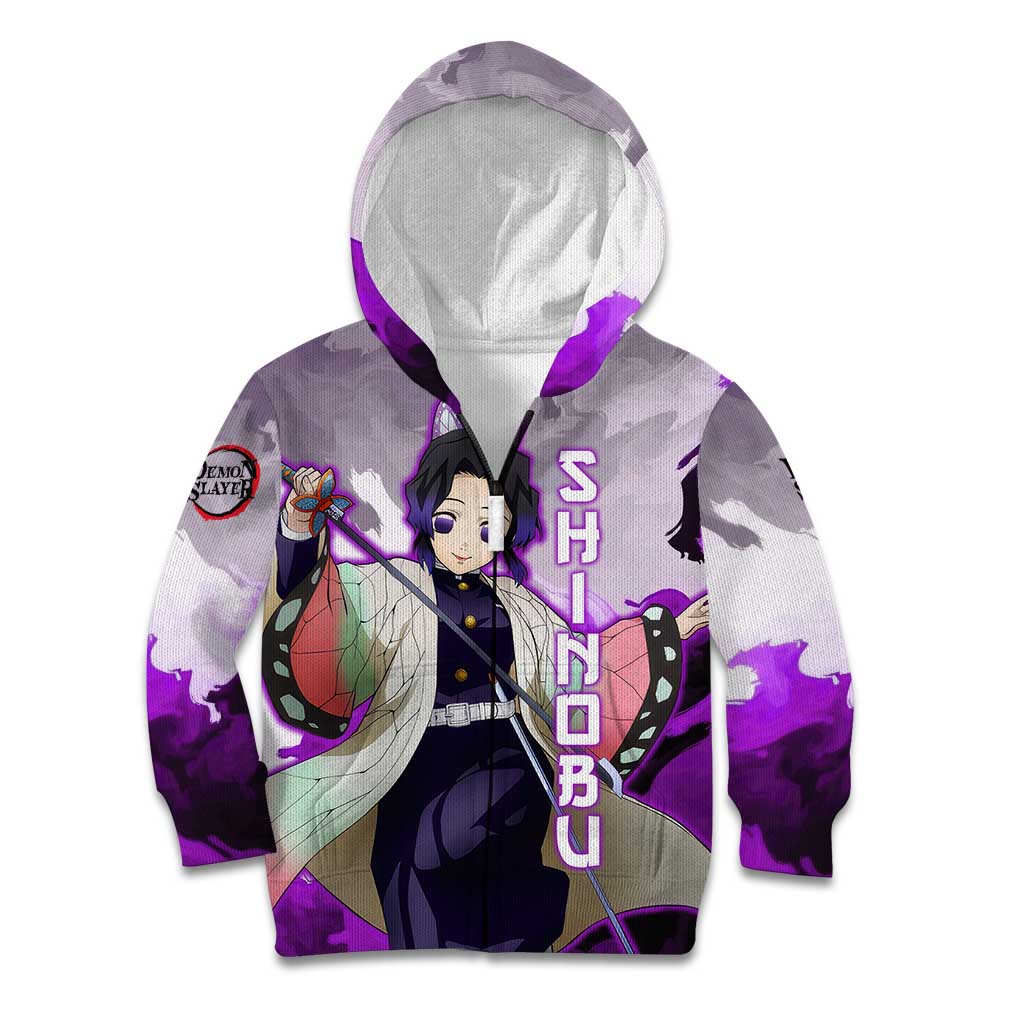 Shinobu Kocho - Demon Slayer Kid Hoodie Anime Style