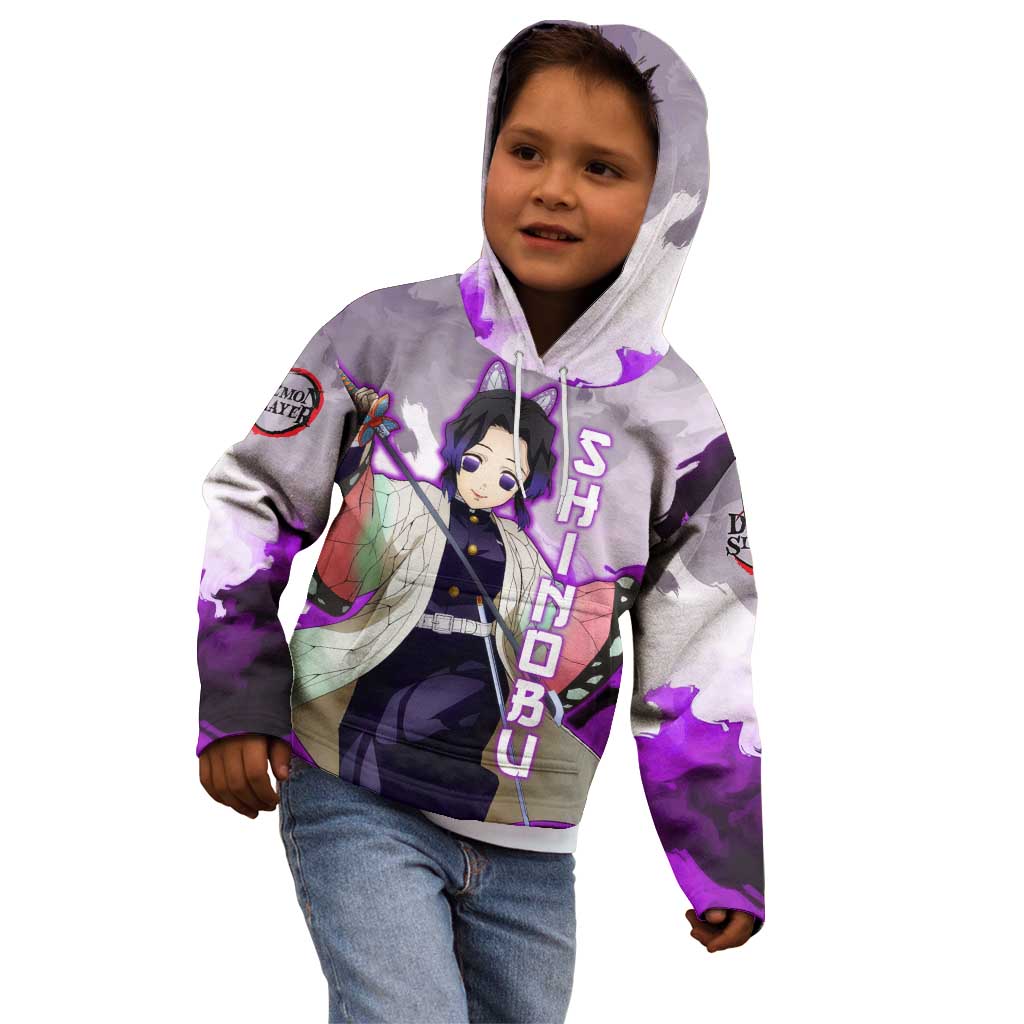 Shinobu Kocho - Demon Slayer Kid Hoodie Anime Style