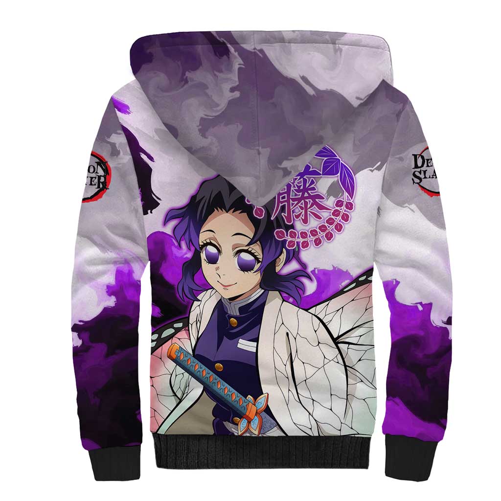 Shinobu Kocho - Demon Slayer Sherpa Hoodie Anime Style