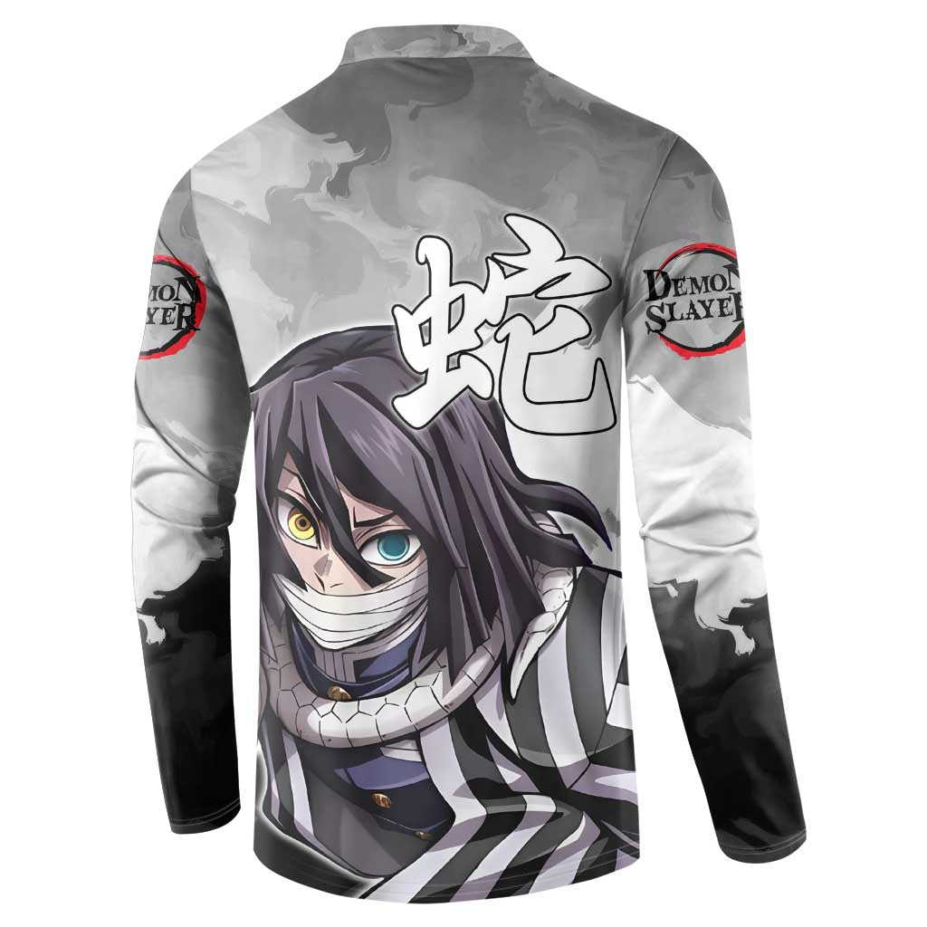 Obanai Iguro - Demon Slayer Button Sweatshirt Anime Style