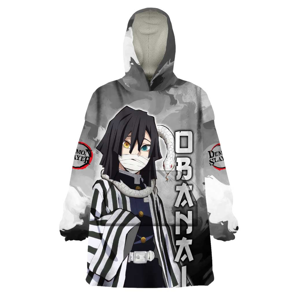 Obanai Iguro - Demon Slayer Wearable Blanket Hoodie Anime Style