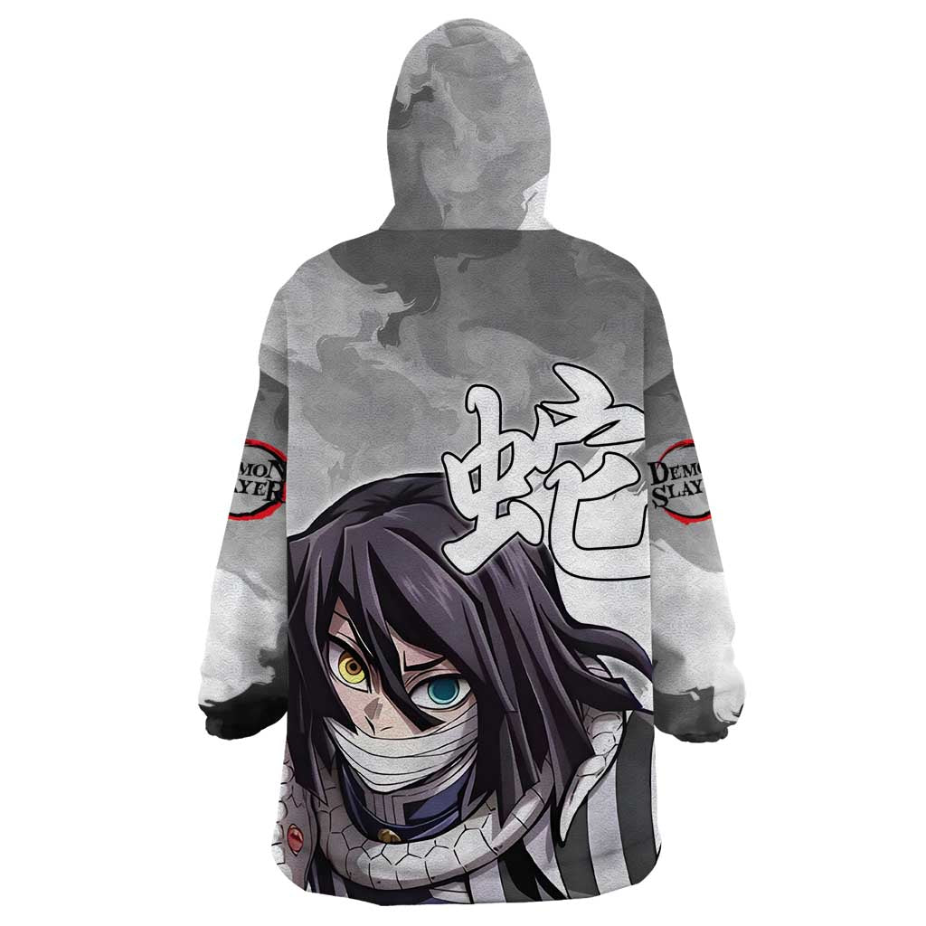Obanai Iguro - Demon Slayer Wearable Blanket Hoodie Anime Style