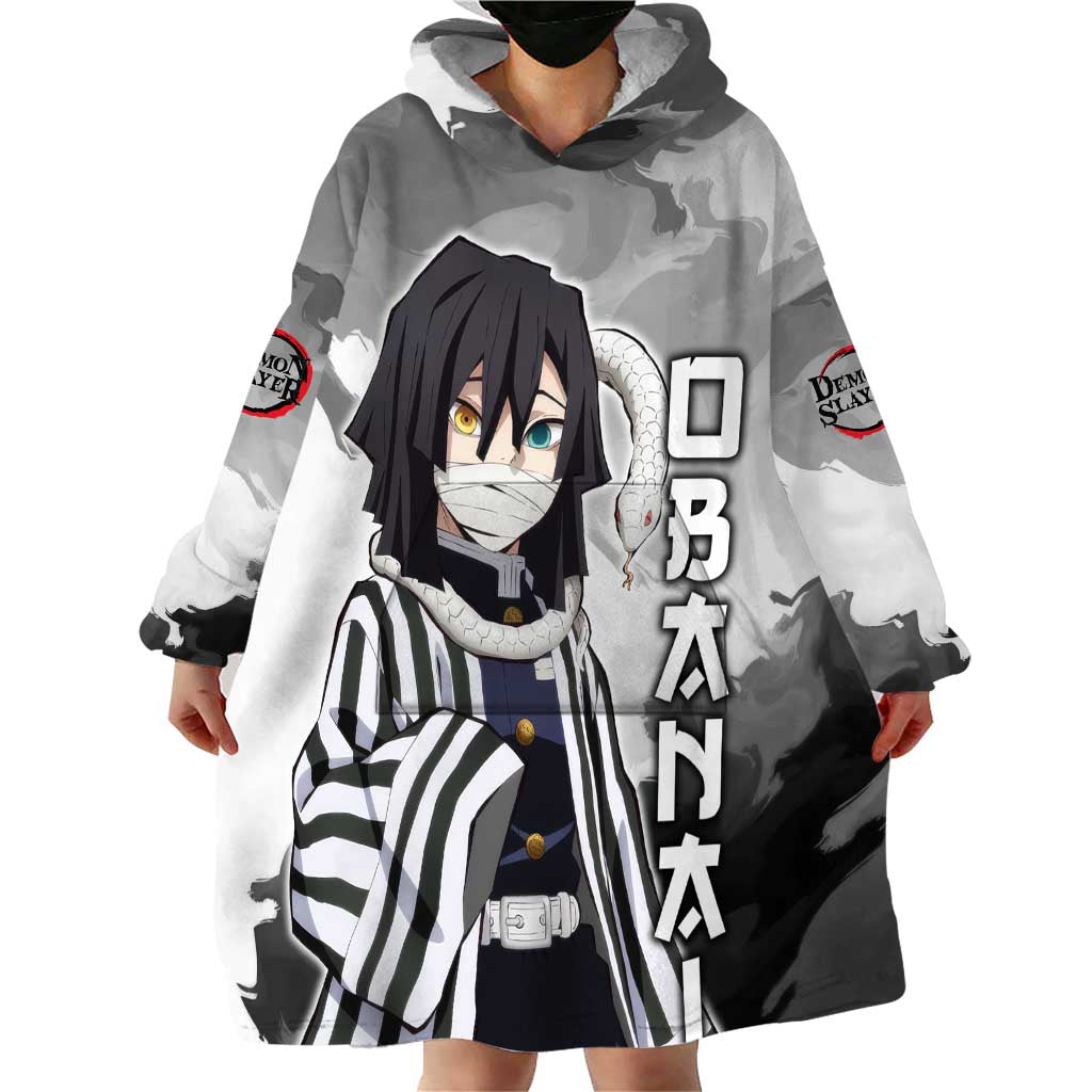 Obanai Iguro - Demon Slayer Wearable Blanket Hoodie Anime Style