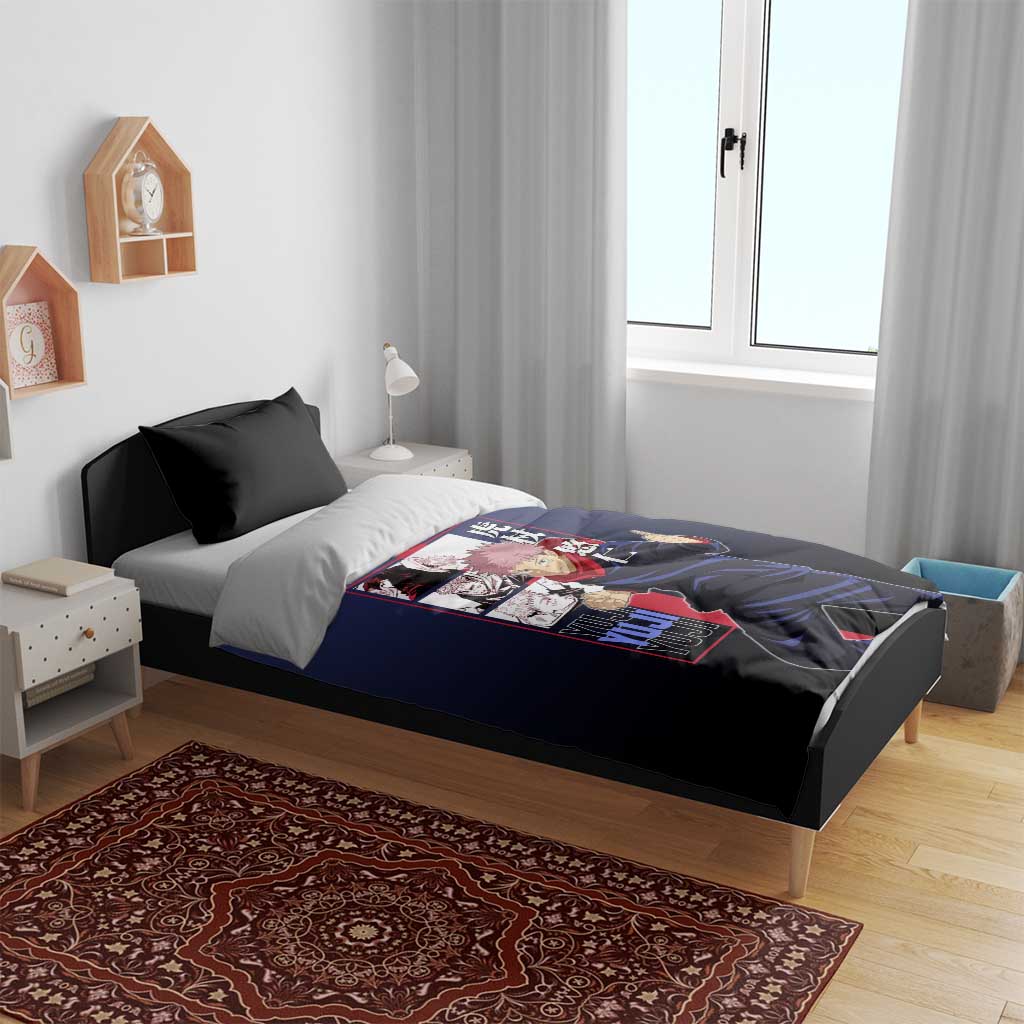 Yuji Itadori from Jujutsu Kaisen Bedding Set with Action Pose and Energetic Expressions Design - The Mazicc