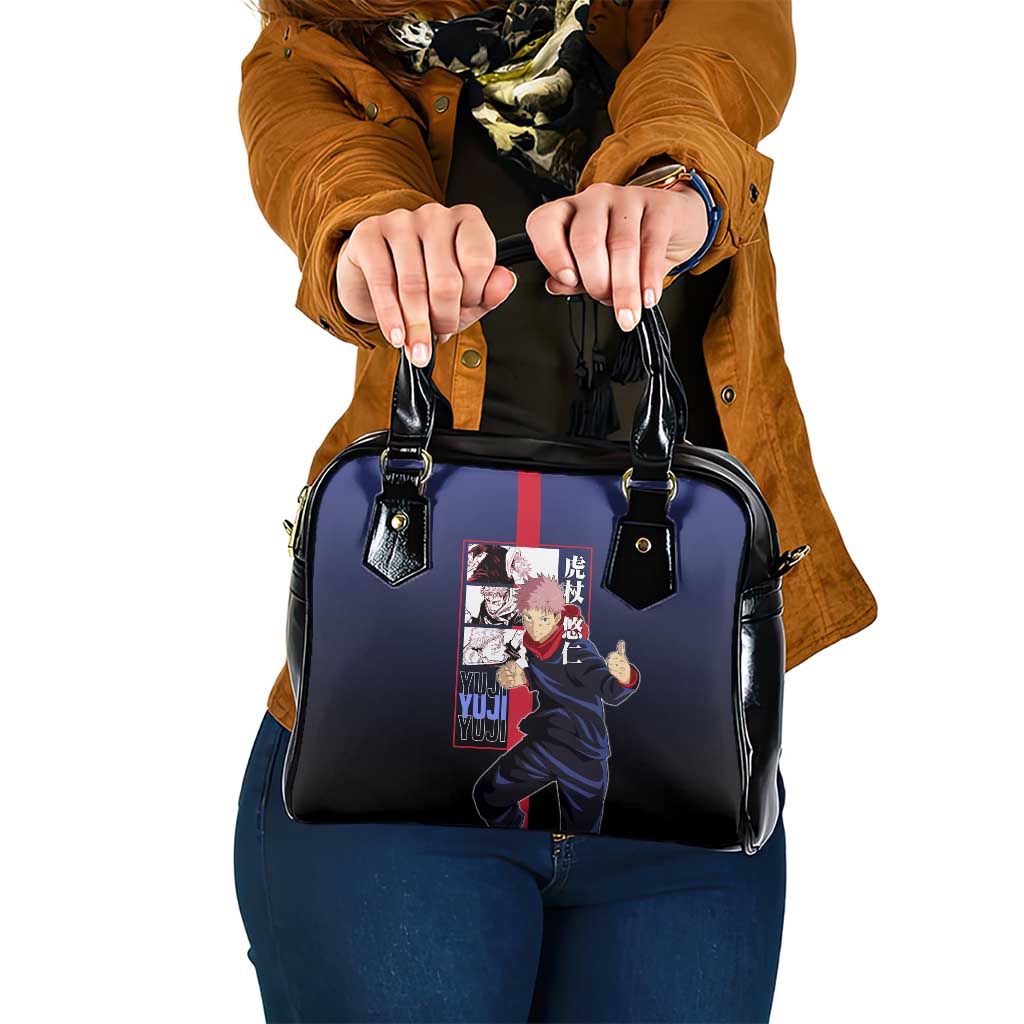 Yuji Itadori from Jujutsu Kaisen Shoulder Handbag with Action Pose and Energetic Expressions Design - The Mazicc