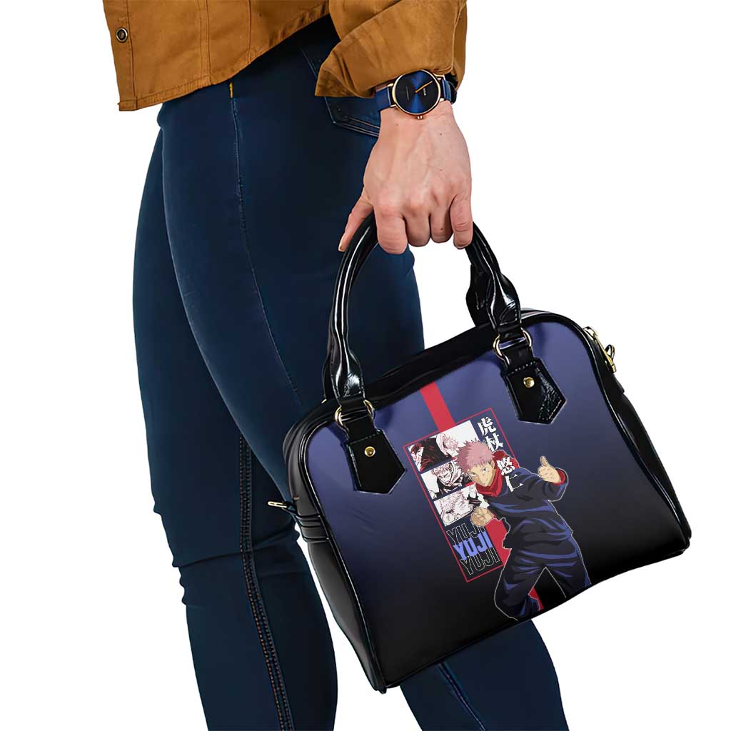Yuji Itadori from Jujutsu Kaisen Shoulder Handbag with Action Pose and Energetic Expressions Design - The Mazicc