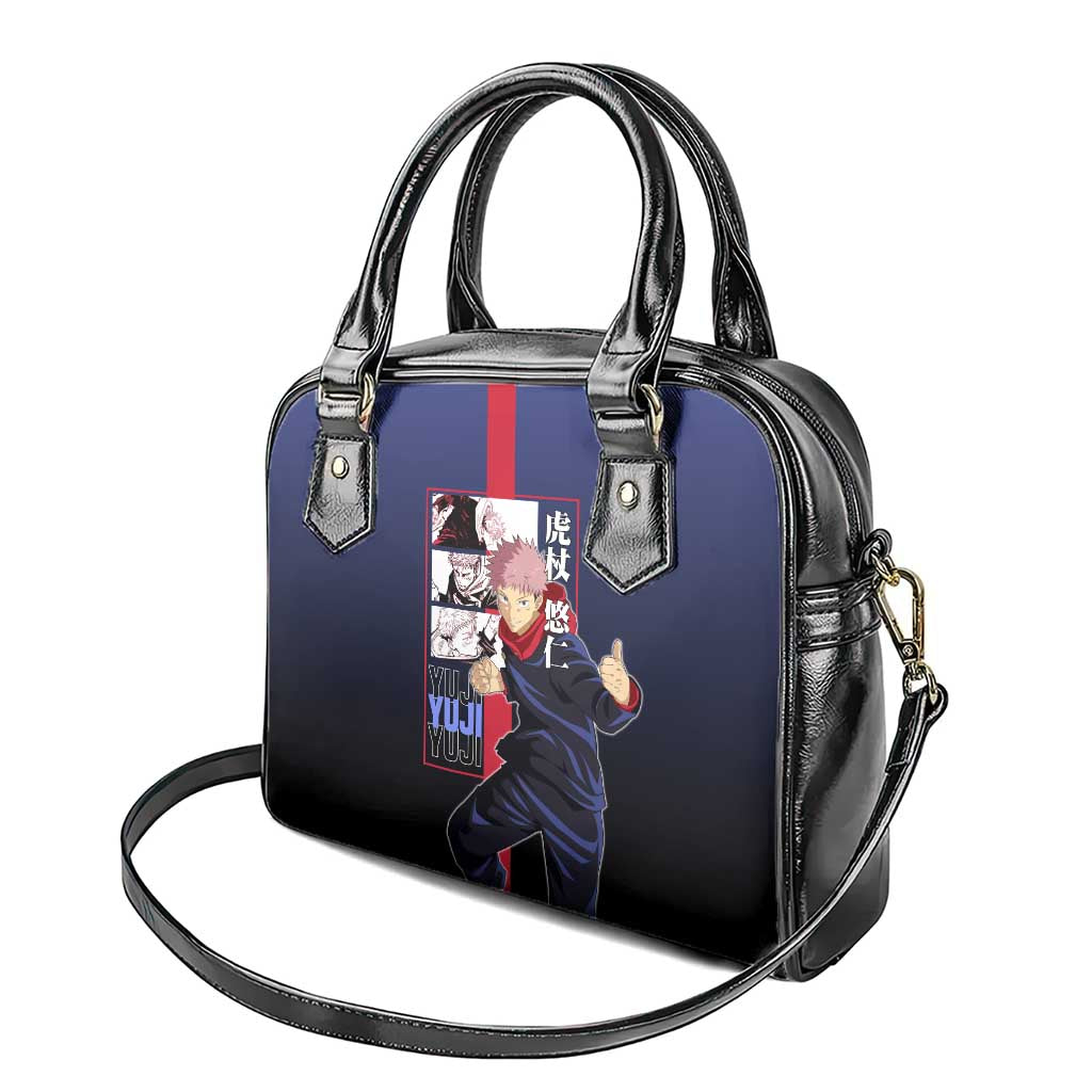 Yuji Itadori from Jujutsu Kaisen Shoulder Handbag with Action Pose and Energetic Expressions Design - The Mazicc