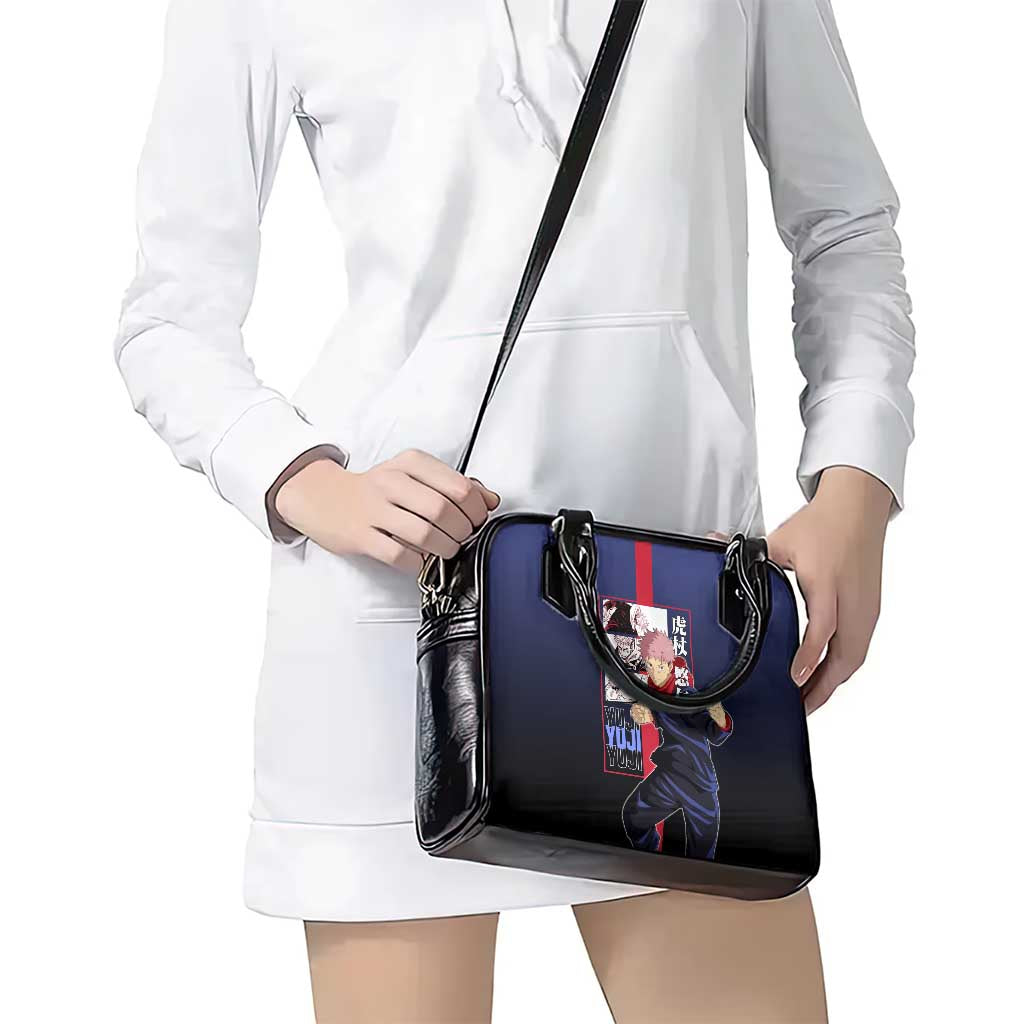 Yuji Itadori from Jujutsu Kaisen Shoulder Handbag with Action Pose and Energetic Expressions Design - The Mazicc