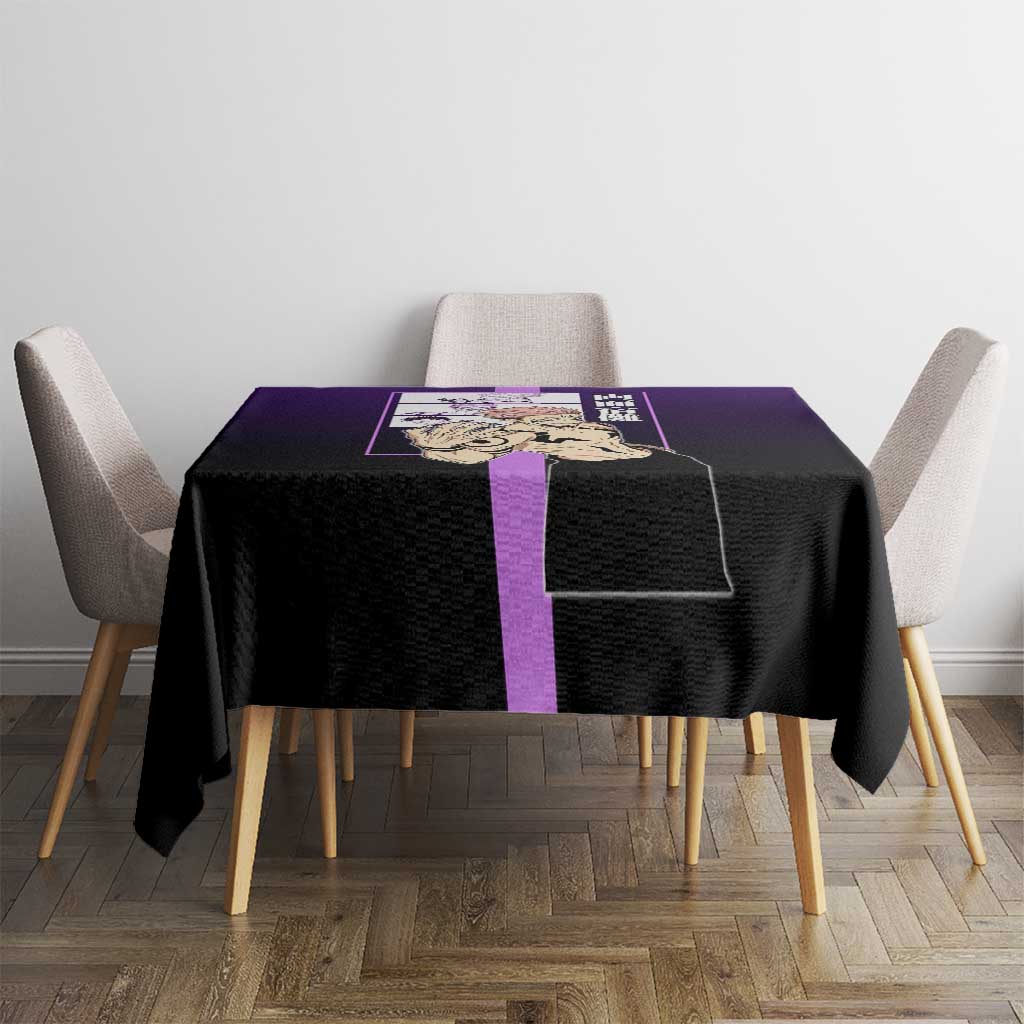 Ryomen Sukuna from Jujutsu Kaisen Tablecloth with Purple Background and Multiple Poses Design - The Mazicc